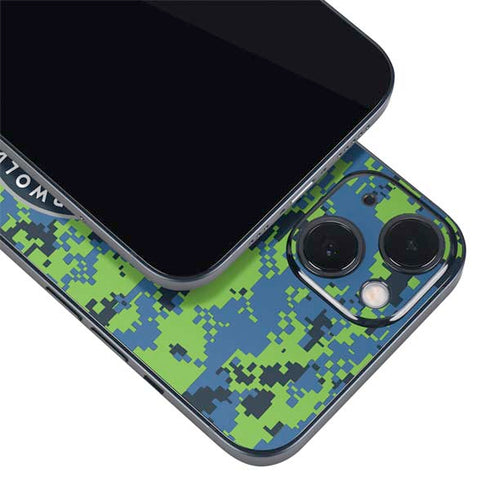 NBA Minnesota Timberwolves Digi Camo iPhone 14 Plus Skin